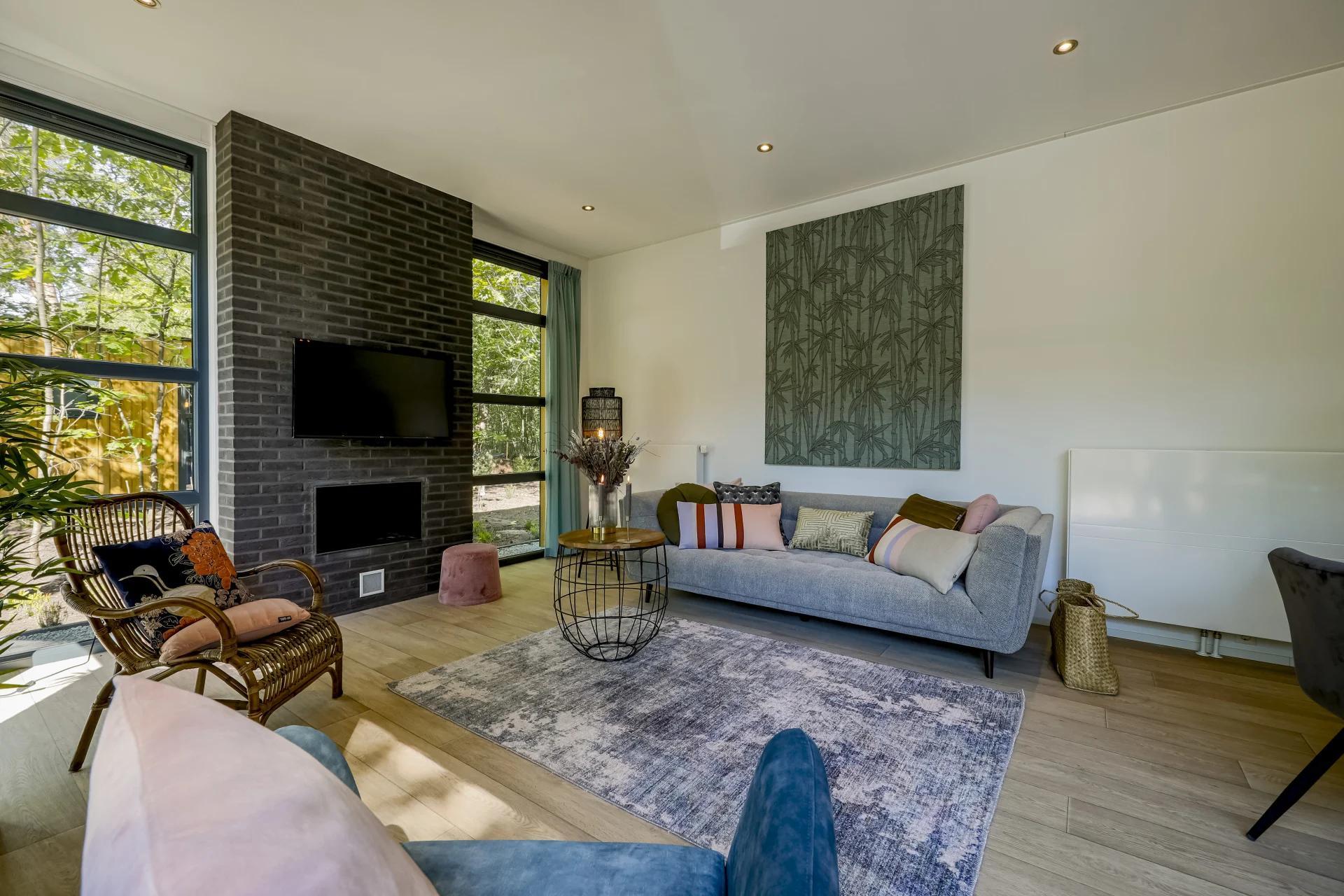 Slaapkamer met tweepersoonsbed