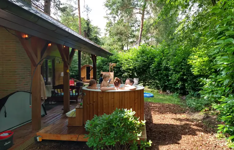 Woonkamer huisje Emst