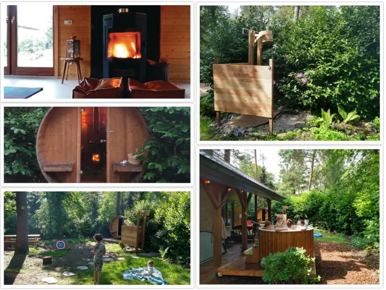 Sfeervol Natuurhuisje met Hottub en Sauna in Emst in Gelderland, Emst