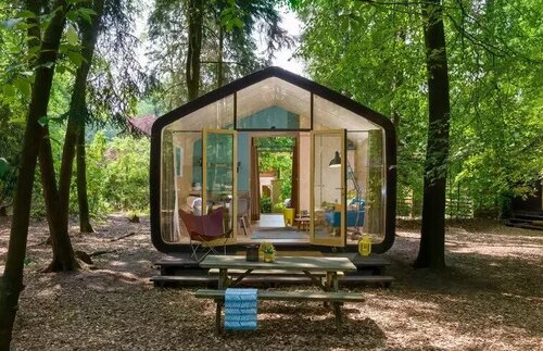 Duurzaam Wikkelhuisje in Apeldoorn in Gelderland, Apeldoorn