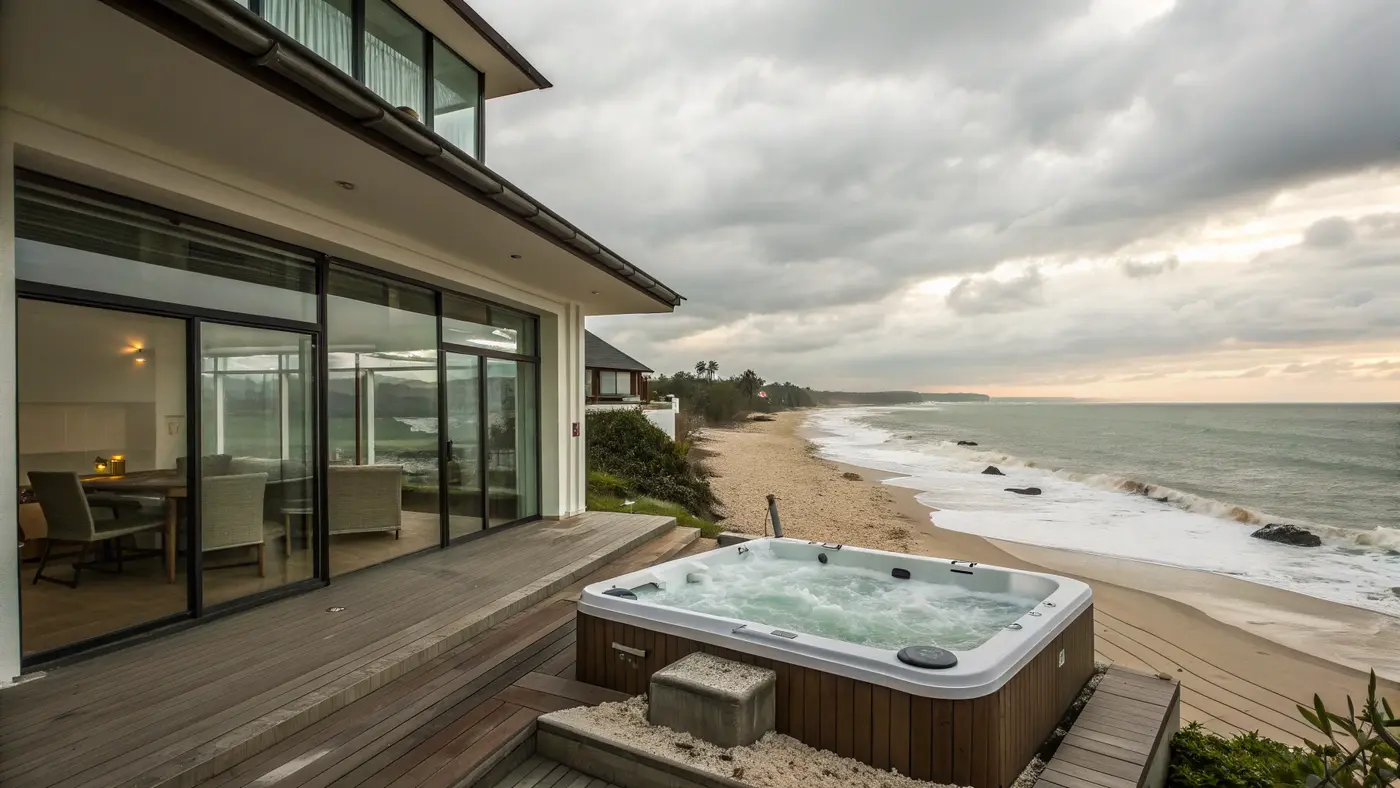 Luxe huisje met jacuzzi in Zeeland met uitzicht op de duinen