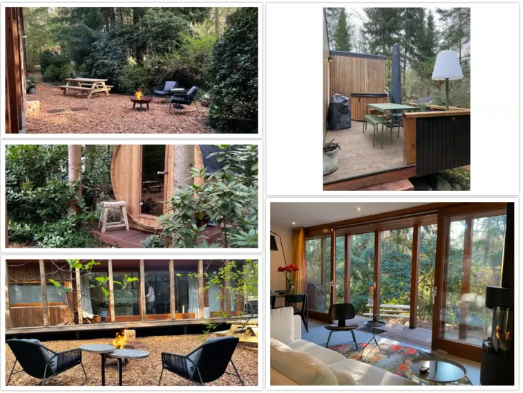 Luxe Natuurhuisje met Sauna en Hot Tub in de Bossen van Norg in Drenthe, Norg
